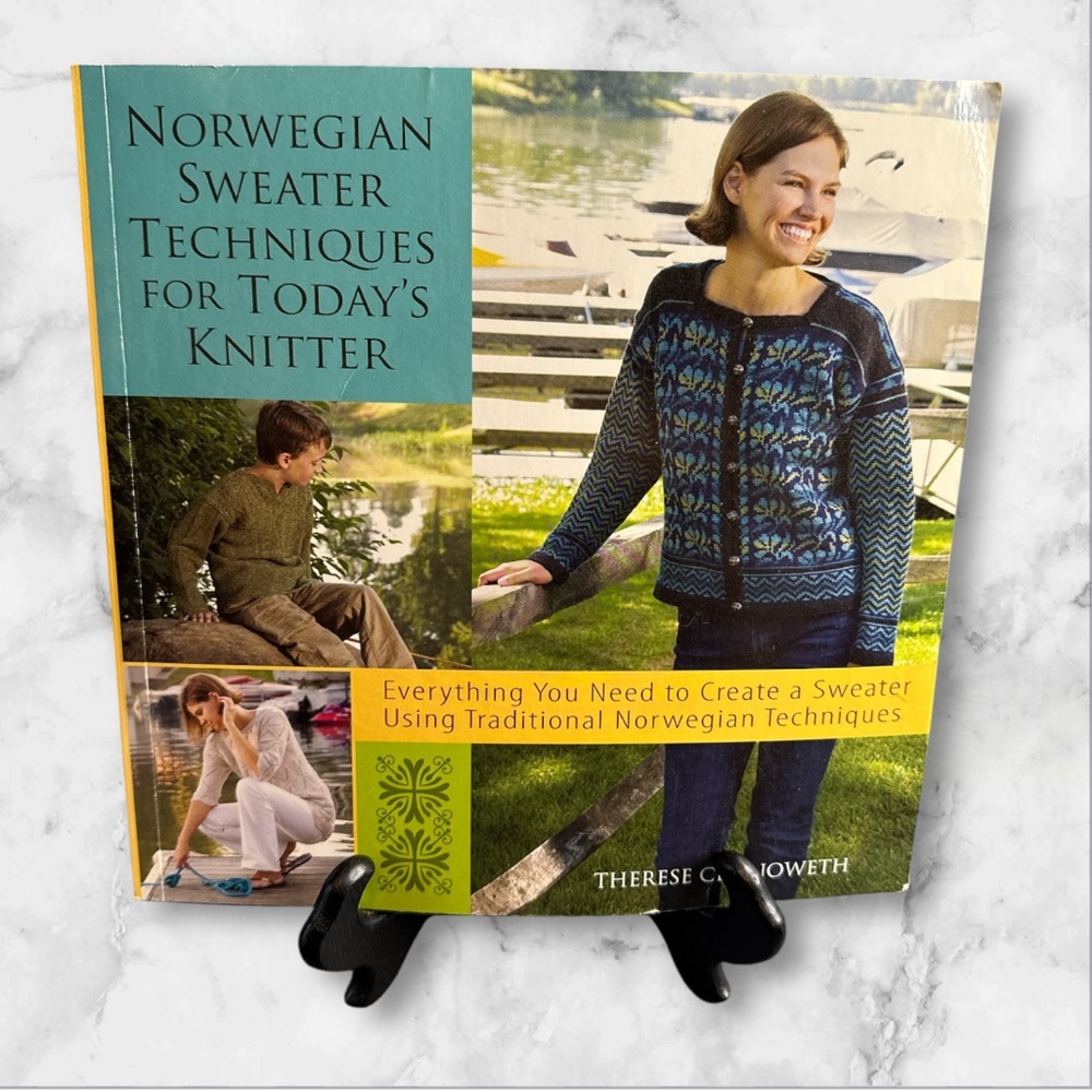 Norwegian Sweater techniques for todays knitter paperback book Therese Chynoweth